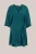 WE Fashion – Dames jurk met satijnen look – Regular fit – Groenblauw –