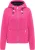 ICEBOUND Gebreide fleece jas Dames roze melange