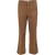 River Woods Mid High Waist Wide Legs Brown