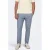 ONLY & SONS ONSMARK tapered chino met linnen blauw