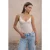 Kant Mouwloze Bodysuit Blouse