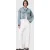 AllSaints Sonny Crop Jacket Light Indigo