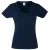 Fruit Of The Loom Dames Vrouwen-Fit Valuegewicht V-hals T-shirt met korte mouwen (Donker Marine)