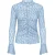 Jacqueline de Yong Jdylala ls high neck lace top jrs licht