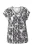 Ulla Popken Shirt  zwart / wit