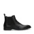 Manfield leren chelsea boots zwart