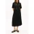 Tommy Hilfiger Gold Button Mix Dress Black