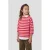 Orange Stars gestreepte longsleeve – roze/rood