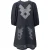 Rode Valentino Geborduurde Crepe Flared Dress – ’10s