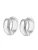 Hey Happiness Oorbellen ‘Chunky’  zilver