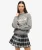 Luxe Sweatshirt met Metallic Logo Grijs