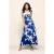 Reggy Print Jurk Navy / Off White