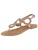 LAZAMANI Teenslipper  beige / goud