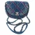 Chanel Coco Beach Mini Schoudertas in Blauw Katoen