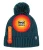 Heat Holders – Thermische muts voor dames met pompon – Groenblauw