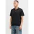 JACK & JONES regular polo zwart gebreid