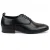 Zwarte klassieke Oxford Derby-schoenen met vetersluiting voor heren