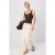 TRENDYOLMİLLA Dames Ecru Effen Midi Recht Rokken
