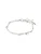 Pilgrim Armband  zilver / parelwit