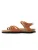 Bayton Sandalen met riem ‘Eos’  camel