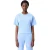 Lacoste Dames/Dames Logo Zwaar Katoen Relaxed Fit T-shirt (Lichtblauw)