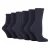 6-Pack Dames Effen Crew Sport Sokken – Zachte Katoenen Everyday Atleticsokken
