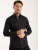 7Camicie Zakelijk overhemd ‘Roma Iconic Satin Man Shirt Green’  zwart