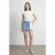 Dames Mouwloze Katoenen T-shirt met Ronde Hals en Strikdetail