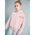 Mango Kids hoodie met backprint roze
