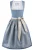 STOCKERPOINT Dirndl ‘Irit’  blauw / smoky blue
