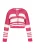 IZIA Trui ‘Fashion Look’  pink / wit