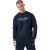 Jack Wills Heren Belvue Geborduurd Logo Sweatshirt (Marine)