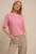 Studio Anneloes Stripe Studio Floor T-shirt 13689 T-shirt Korte Mouw 4044 Ruby Red/ Pop Pink
