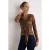 TRENDYOLMİLLA Dames Meerkleurig Dierenprint Lang Getailleerd Blouses