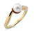 Orphelia Dames 925 Sterling Zilveren Ring – Goud ZR-7507/G