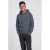 Petrol Industries rechtvallende hoodie met logo – grijsblauw