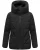 MARIKOO Winterjas ‘Kuschelnasee 16’  zwart