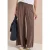 Cecil Dames Wide Legs broek met crêpe structuur in Beige