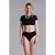 Arena Wo Contrast Beach Top Black-off White