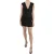 John Richmond vrouwen zwart leer Studded Mini Shift Dress