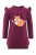 happy girls Jurk ‘Fuchs’  oranje / lichtroze / donkerrood / wit