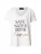 miss goodlife Shirt ‘Save Water Drink’  goud / zwart / wit