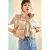 Korte Mouwloze Polyester Vest met Rits Sluiting