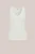 WE Fashion – Dames tanktop met V-hals van ribstof – Gebroken wit – Biologisch katoen –