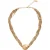 White Stuff Abelia Chain Necklace Gold Tone Metallic