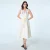 Fit-and-flare cocktailjurk met tafzijde en kralen