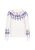 IZIA Trui  blauw / rood / zwart / offwhite