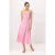 TRENDYOLMİLLA Dames Roze Abstract Midi Mouwloos A-lijn Jurken