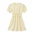 NIK&NIK gebloemde A-lijn jurk lichtgeel