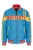 Heren blauw leren Track Racing Bomber Bikerjack – Speler